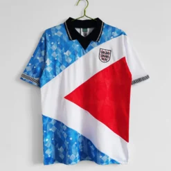 1990 England Three Color Retro Jersey – Fanretro
