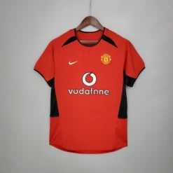 02-04 Manchester United Home Red Retro Jersey – Fanretro
