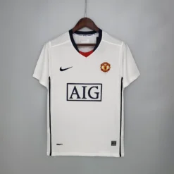 08-09 Manchester United League Edition away white fans jersey – Fanretro