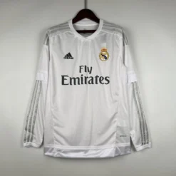 15-16 Real Madrid Home Long Sleeve Retro Jersey – Fanretro