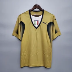 2006 Italy Golden Retro Jersey – Fanretro