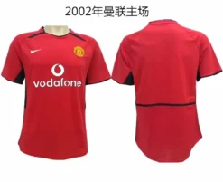 2002-2003 Manchester United Home Red Retro Jersey – Fanretro