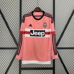 2015-16 Juventus Away Long Sleeve Retro Jersey – Fanretro