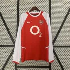2002-04 Arsenal Home Long Sleeve Retro Jersey – Fanretro