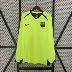 2005-06 Barcelona Away Long Sleeve Retro Jersey – Fanretro