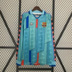 1996-97 Barcelona Away Long Sleeve Retro Jersey – Fanretro