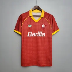 90-91 Roma Home Retro Jersey – Fanretro