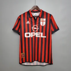 99-00 AC Milan Centenary Home Retro Jersey – Fanretro