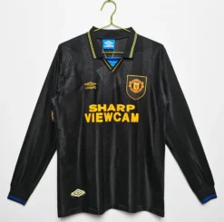 1993-94 Manchester United Away Long Sleeve Retro Jersey – Fanretro