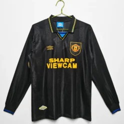 1993-94 Manchester United Away Long Sleeve Retro Jersey – Fanretro