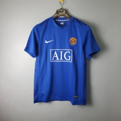 08-09 Manchester United Blue Retro Jersey – Fanretro