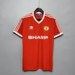 83-84 Manchester United Home Red Retro Jersey – Fanretro