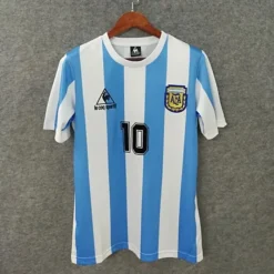 1986 Argentina Home Jersey with 10# MARADONA – Fanretro