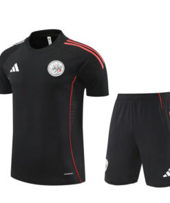 25-26 AX Black Short Sleeve Training Suit