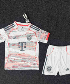 25-26 Bayern Munich Away Kids Kit