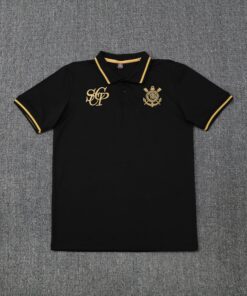 25-26 Corinthians Black Polo