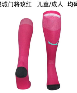 25-26 Manchester City Goalkeeper Pink Socks