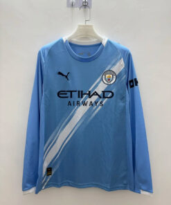 25-26 Manchester City Home Long Sleeve Kit