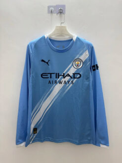 25-26 Manchester City Home Long Sleeve Kit