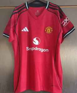 25-26 Manchester United Home Woman Kit