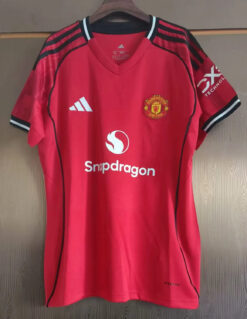 25-26 Manchester United Home Woman Kit