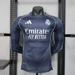 25-26 Real Madrid Away Long Sleeve Kit
