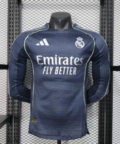 25-26 Real Madrid Away Long Sleeve Kit
