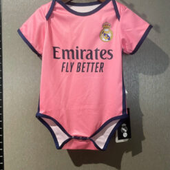 25-26 Real Madrid Pink Baby Clothing