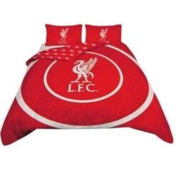 3D Liverpool Football Club Logo Soccer Bedding Sets, Duvet Cover Flatsheet Gift For Halloween, Thanksgiving, Christmas