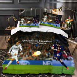 3d Mattress Football Team s-s Real Madrid With Cristiano Ronaldo Duvet Cover, Bedding Set Gift For Christmas, Black Friday, Thanksgiving