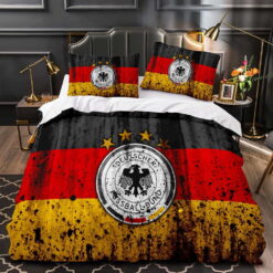 Germany National Football Bedding Sets - Duvet Cover, Flatsheet, Pillowcases For Every Bedroom