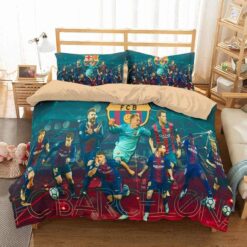 Fc Barcelona Duvet Cover, Bedding Set Gift For Christmas, Black Friday, Thanksgiving