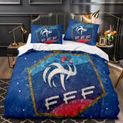 France National Football Bedding Sets Gift For Birthday, Halloween, Christmas, Thanksgiving