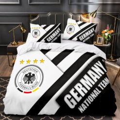 Germany National Football Bedding Sets Gift For Birthday, Halloween, Christmas, Thanksgiving