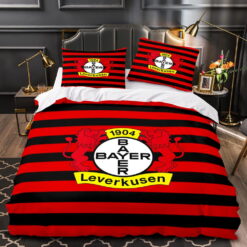 Bayer 04 Leverkusen Bedding Sets Gift For Christmas, Birthday, Thanksgiving