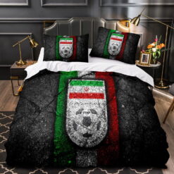 Iran Football Team Decorative Bedding Sets Gift For Halloween, Thanksgiving, Christmas