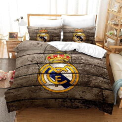 Real Madrid CF Bedding Sets Gift For Birthday, Halloween, Christmas, Thanksgiving