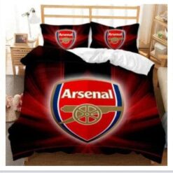 Arsenal FC Bedding Sets Gift For Halloween, Thanksgiving, Christmas