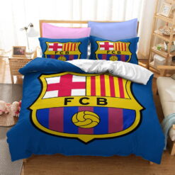 Fc Barcelona Logo Bedding Sets - Duvet Cover, Flatsheet, Pillowcases For Every Bedroom