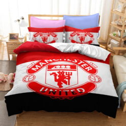 Man UTD FC Logo Bedding Sets - Duvet Cover, Flatsheet, Pillowcases For Every Bedroom Style 2