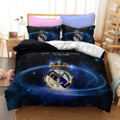 Real Madrid CF Logo Bedding Sets Duvet Cover, Flatsheet, Pillowcase For Your Lover