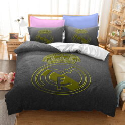 Real Madrid CF Bedding Sets Gift For Birthday, Halloween, Christmas, Thanksgiving