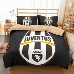 Juventus Soccer Club Logo Duvet Cover, Bedding Set Gift For Christmas, Black Friday, Thanksgiving