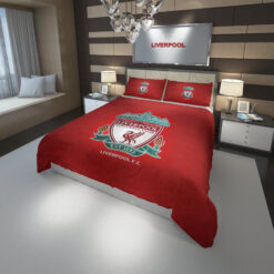 Liverpool Fc Football Club Duvet Cover, Bedding Set Gift For Christmas, Black Friday, Thanksgiving, Black Friday