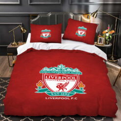 Liverpool Fc Football Club Duvet Cover, Flastsheet, Pillowcase Bedding Set Gift Ideas For Fans