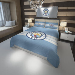 Manchester City Fc Football Club Duvet Cover, Bedding Set Gift For Christmas, Black Friday, Thanksgiving