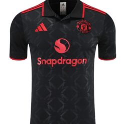 Manchester United Black Polo 25-26