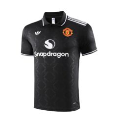 Manchester United Black Polo Kit 25-26