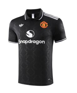 Manchester United Black Polo Kit 25-26
