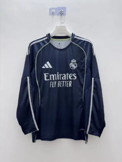 Real Madrid Away Long Sleeve Fans Kit 25-26